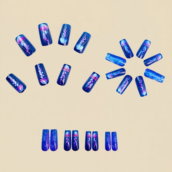 12 Sizes-24 Pcs Press On Nails Y791