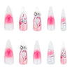 12 Sizes-24 Pcs Press On Nails JP3512