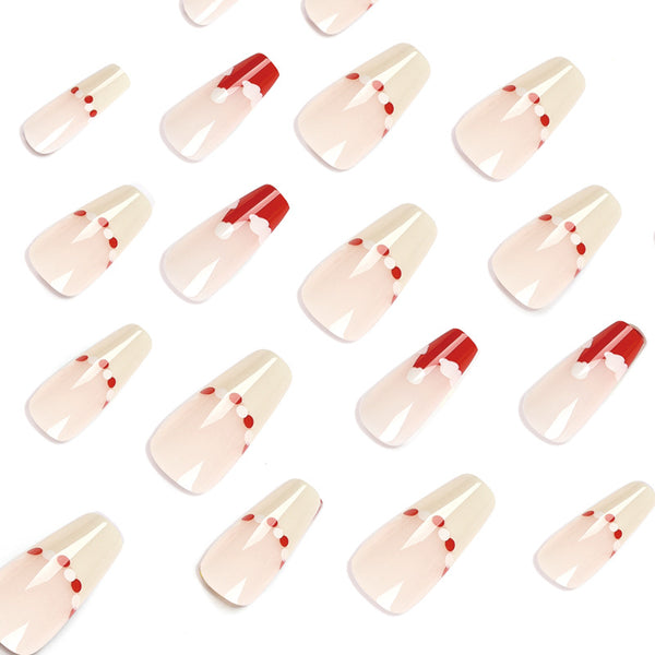 12 Sizes-24 Pcs Press On Nails JP1911