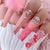 12 Sizes-24 Pcs Press On Nails Z734