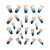 12 Sizes-24 Pcs Press On Nails Y524