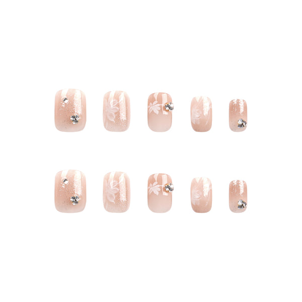 12 Sizes-24 Pcs Press On Nails JP2983