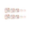 Press On Toe nails Set 24pcs/set JP1636