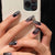 12 Sizes-24 Pcs Press On Nails JP1136