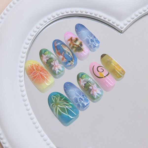 30 Pcs Press On Nails W2090