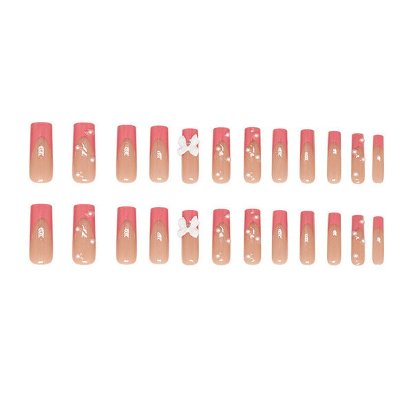 12 Sizes-24 Pcs Press On Nails Z1033