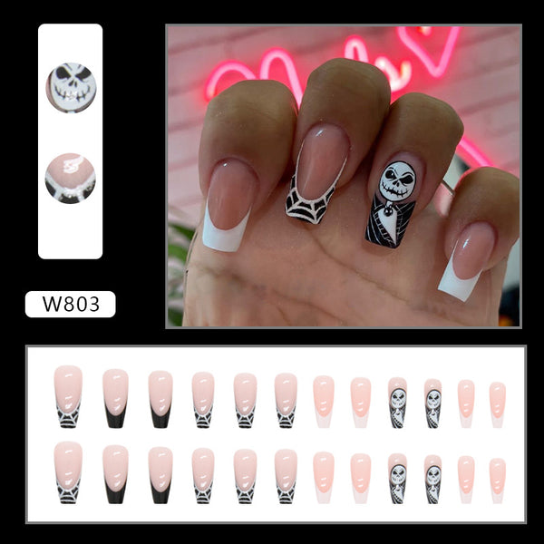 12 Sizes-24 Pcs Press On Nails W803