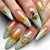 12 Sizes-24 Pcs Press On Nails Y1935