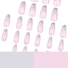 Long Pink Press on Nails