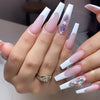 12 Sizes-24 Pcs Press On Nails JP1154