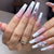 12 Sizes-24 Pcs Press On Nails JP1154