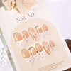 12 Sizes-24 Pcs Press On Nails JL0671