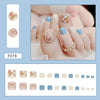 12 Sizes-24 Pcs Press On Nails F078