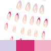 12 Sizes-24 Pcs Press On Nails JP1843