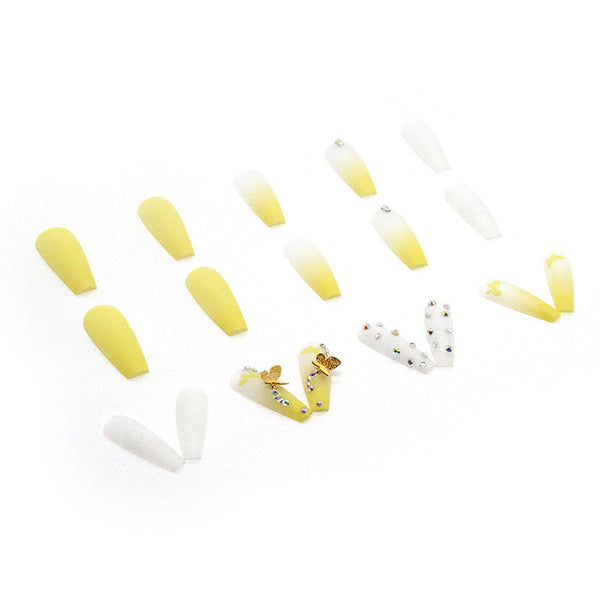 12 Sizes-24 Pcs Press On Nails Z421