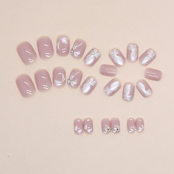 12 Sizes-24 Pcs Press On Nails Z740