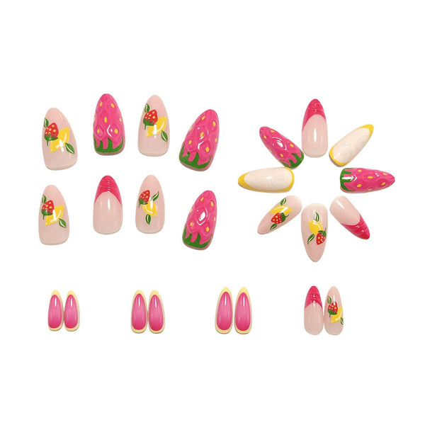 12 Sizes-24 Pcs Press On Nails Y2020