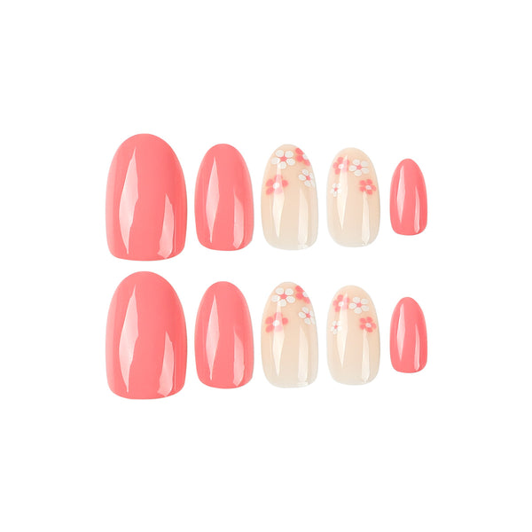 12 Sizes-24 Pcs Press On Nails JP2558