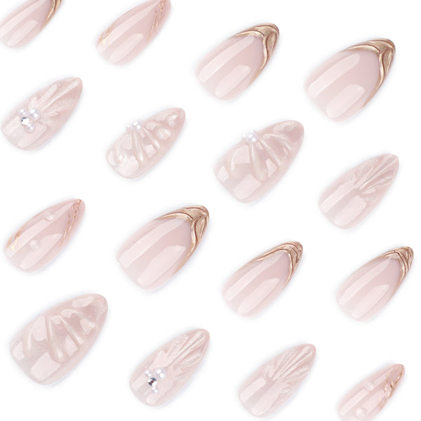 12 Sizes-24 Pcs Press On Nails JP4019