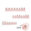 12 Sizes-24 Pcs Press On Nails JP4058