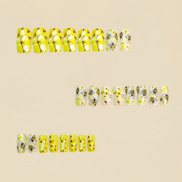 12 Sizes-24 Pcs Press On Nails Y1026