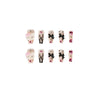 12 Sizes-24 Pcs Press On Nails JP1324