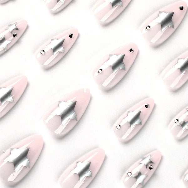 12 Sizes-24 Pcs Press On Nails JP2381