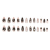 12 Sizes-24 Pcs Press On Nails Z1054