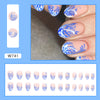 12 Sizes-24 Pcs Press On Nails W724