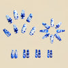 12 Sizes-24 Pcs Press On Nails Y415