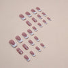 12 Sizes-24 Pcs Press On Nails W1336