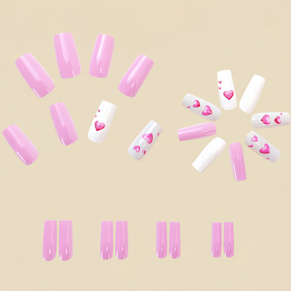 12 Sizes-24 Pcs Press On Nails Y481