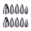 12 Sizes-24 Pcs Press On Nails JP3572