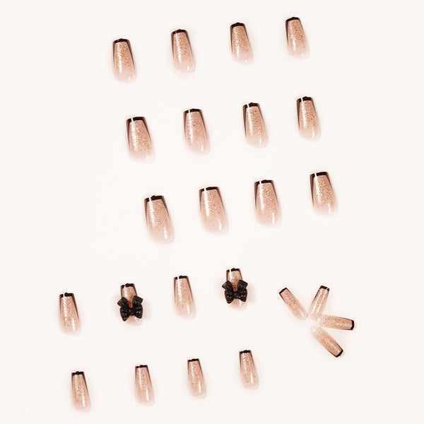 12 Sizes-24 Pcs Press On Nails JP1030