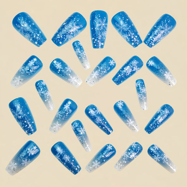 12 Sizes-24 Pcs Press On Nails Y1298