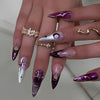 12 Sizes-24 Pcs Press On Nails W1920