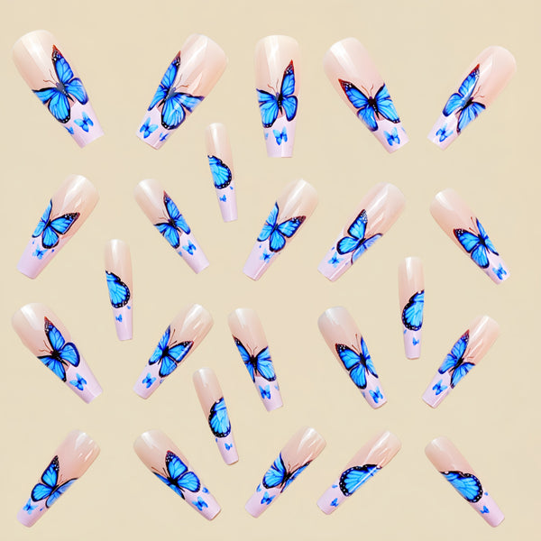 12 Sizes-24 Pcs Press On Nails Y686