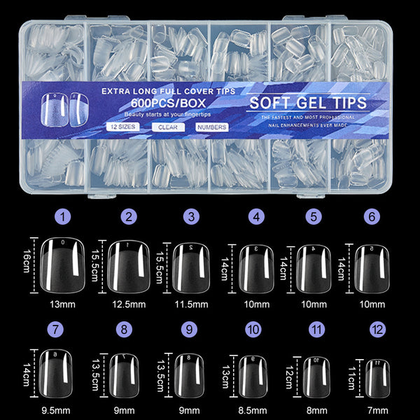 600 Pcs Press On Nails M30