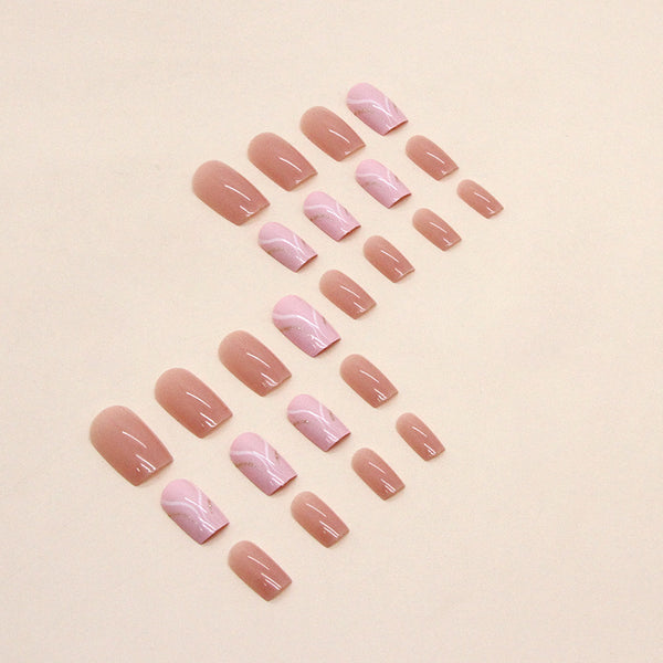 12 Sizes-24 Pcs Press On Nails W618