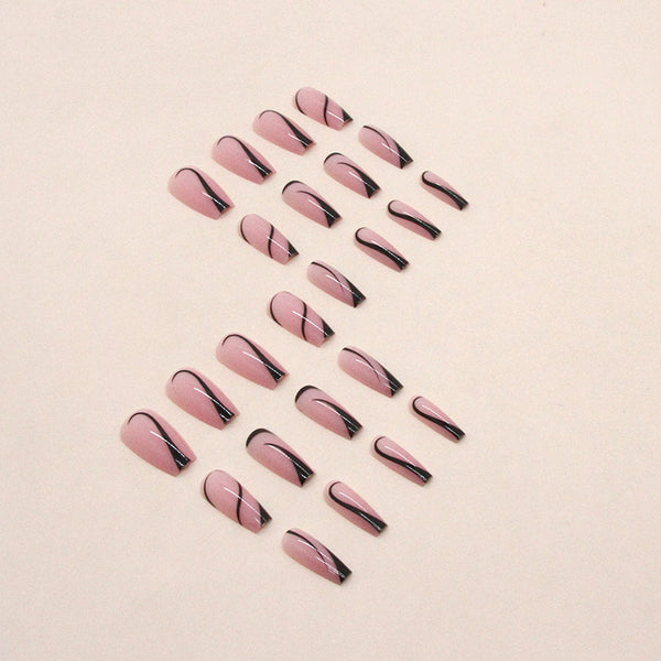 12 Sizes-24 Pcs Press On Nails W866