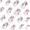 12 Sizes-24 Pcs Press On Nails JP3041