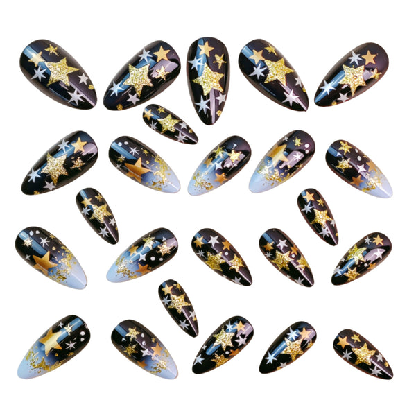 12 Sizes-24 Pcs Press On Nails Y1803