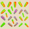 12 Sizes-24 Pcs Press On Nails Y807