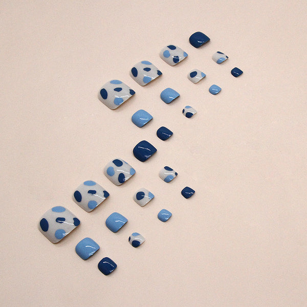 12 Sizes-24 Pcs Press On Nails F132