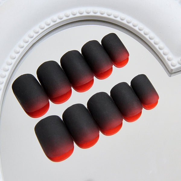 12 Sizes-24 Pcs Press On Nails R934