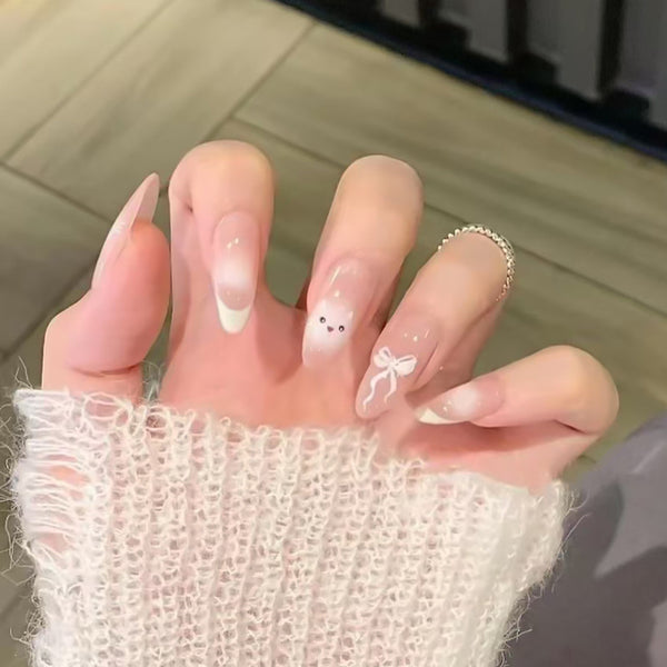 12 Sizes-24 Pcs Press On Nails R919