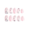 12 Sizes-24 Pcs Press On Nails JP2695