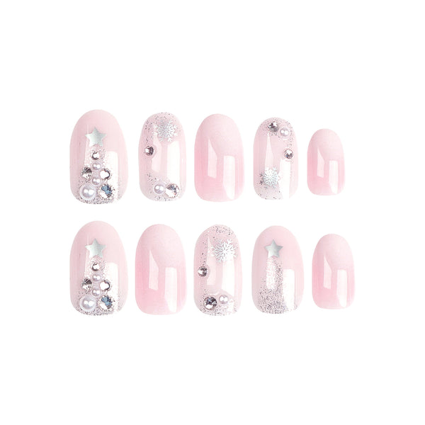 12 Sizes-24 Pcs Press On Nails JP2695