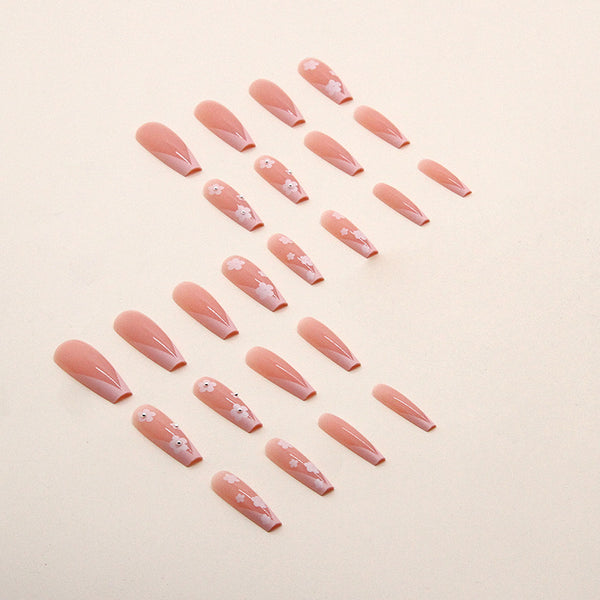12 Sizes-24 Pcs Press On Nails Z573