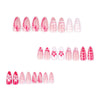 12 Sizes-24 Pcs Press On Nails JP3838